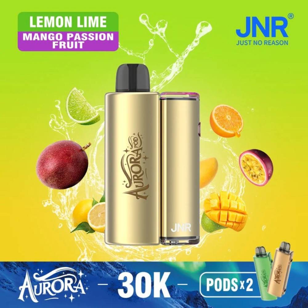 JNR Aurora 30k Lemon Lime / Mango Passionfruit