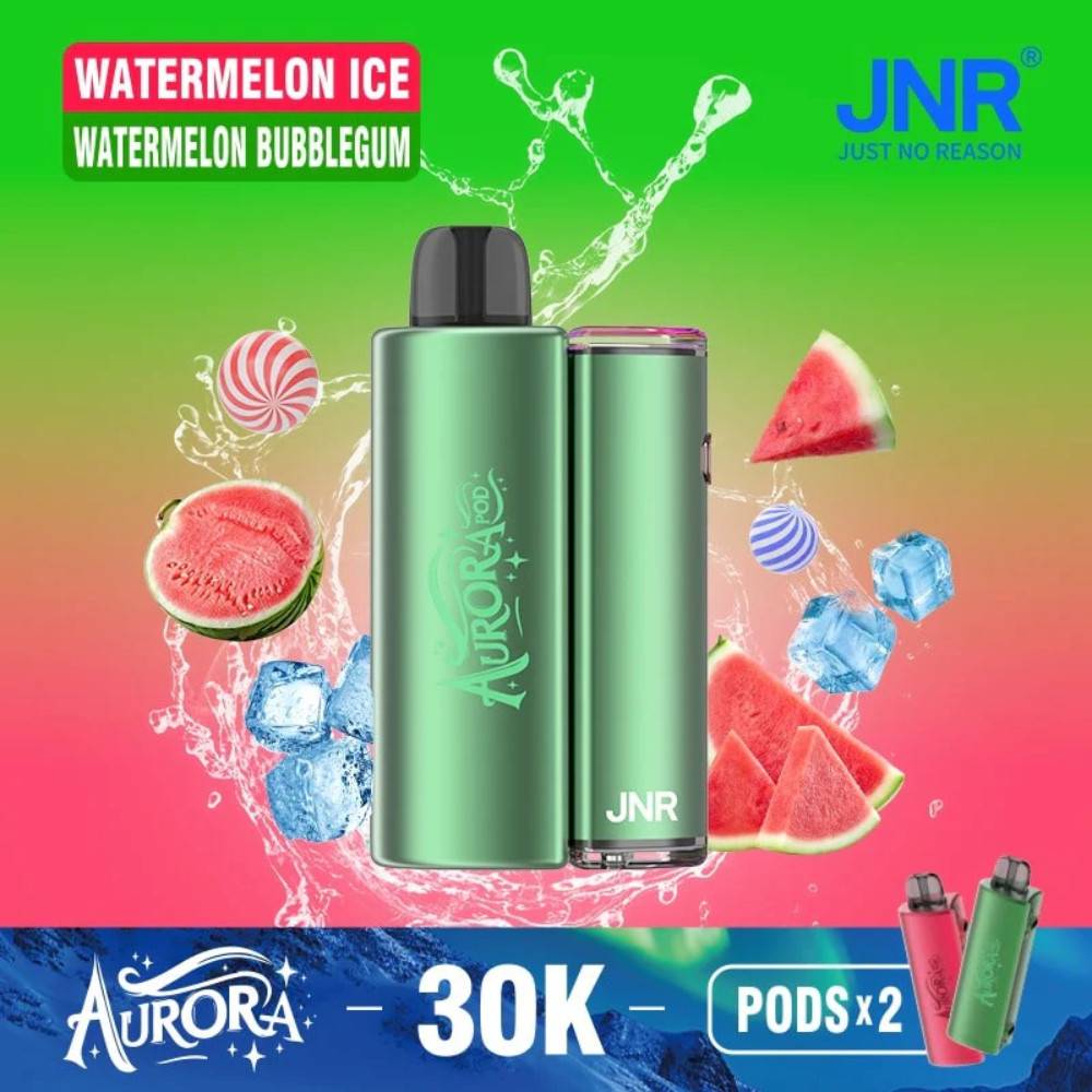 JNR Aurora 30k Watermelon Ice / Watermelon Bubble Gum