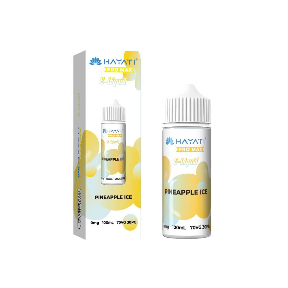 Hayati Pro Max 100ml E-Liquids 70/30 Pineapple Ice