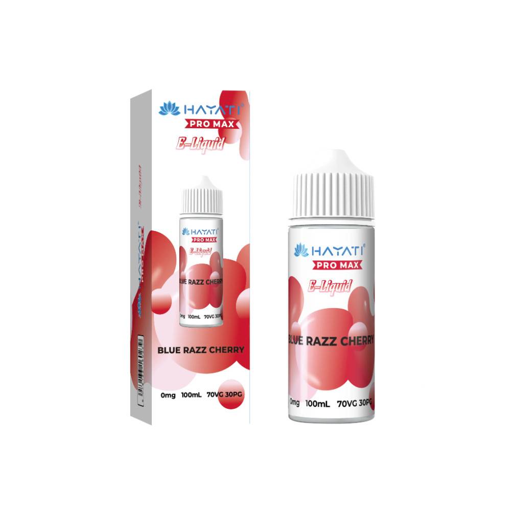 Hayati Pro Max 100ml E-Liquids 70/30 Blue Razz Cherry