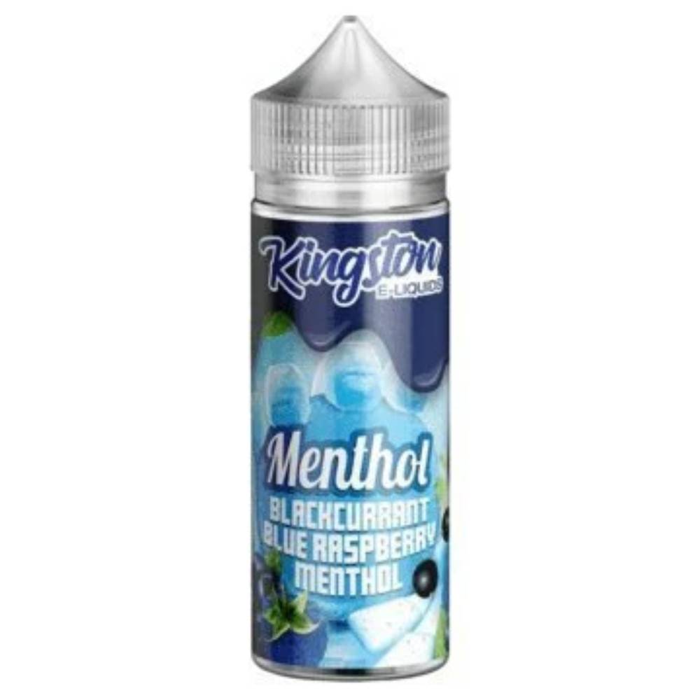 Kingston Menthol 100ml E-Liquids Blackcurrant Blue Raspberry Menthol