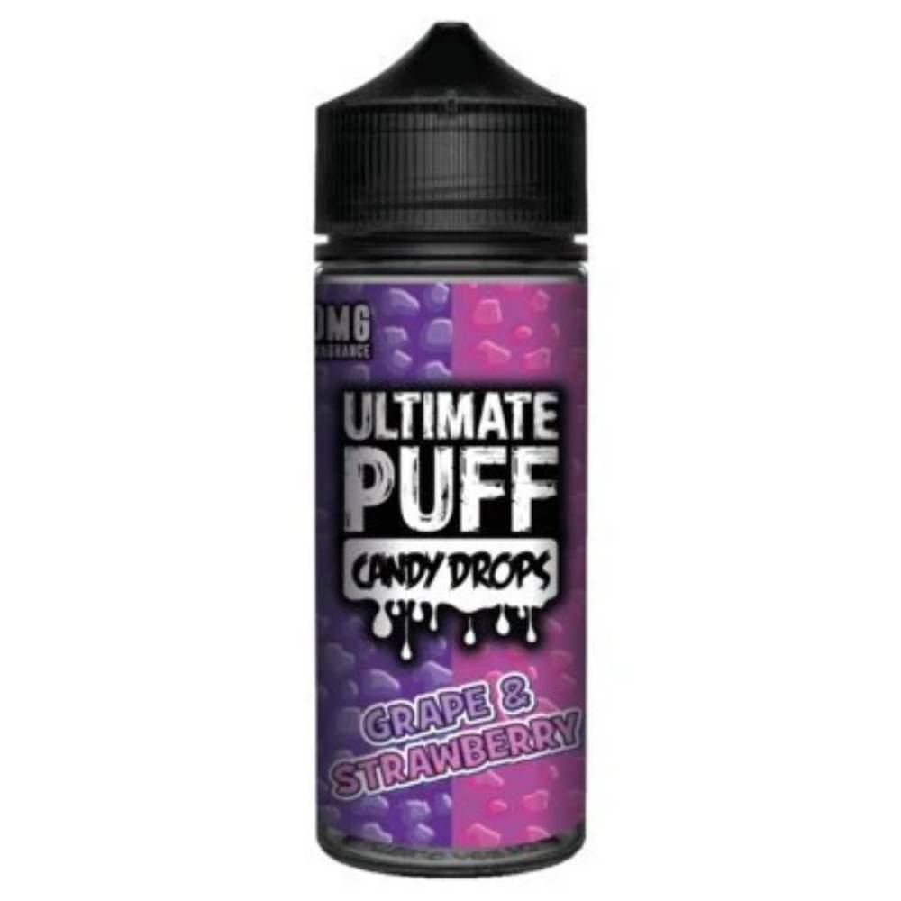 Ultimate Puff Candy Drops 100ml E-Liquids Grape & Strawberry