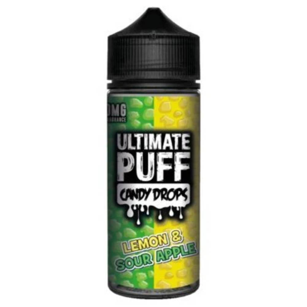 Ultimate Puff Candy Drops 100ml E-Liquids Lemon & Sour Apple