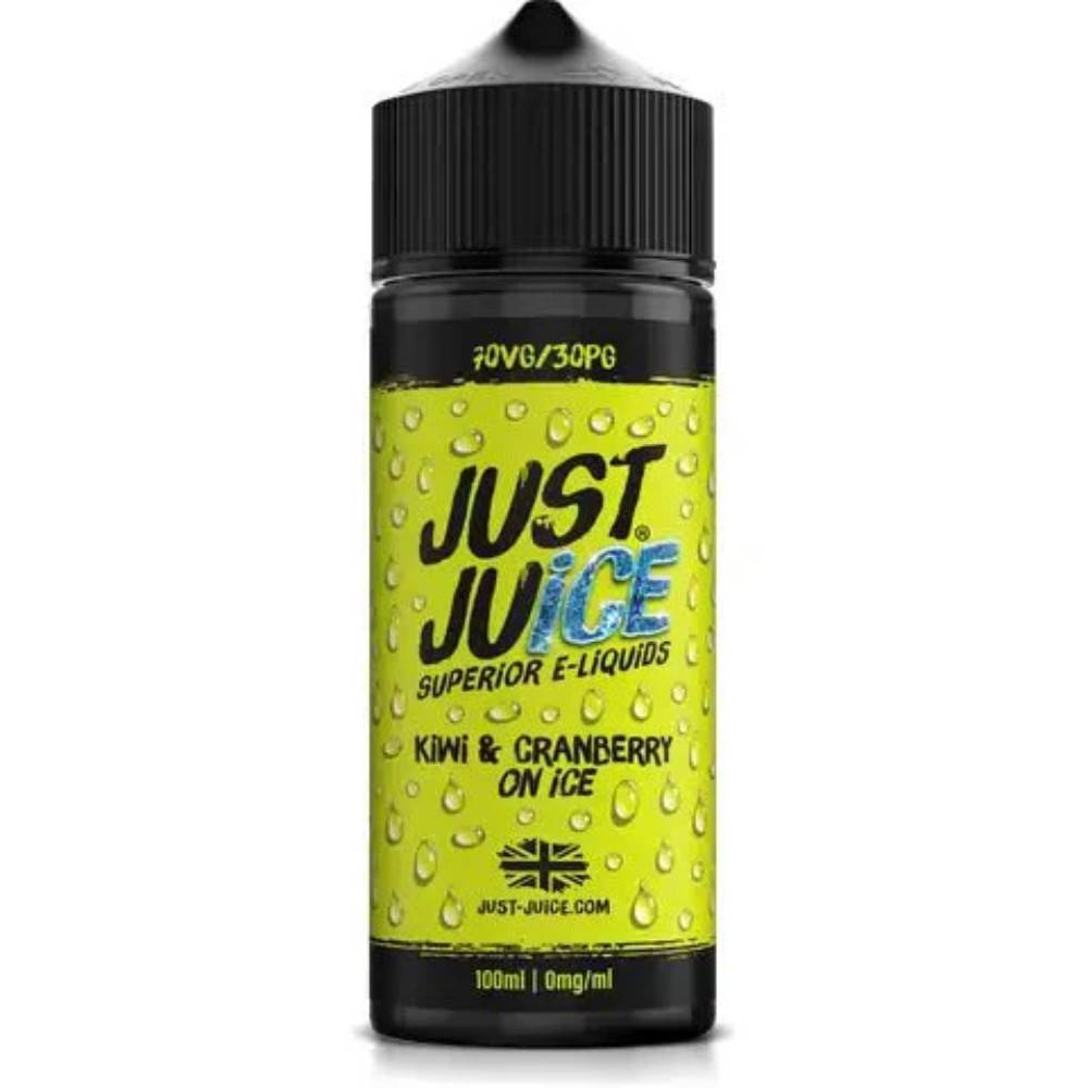 Just Juice Iconic 100ml E-Liquids Kiwi & Cranberry on Ice
