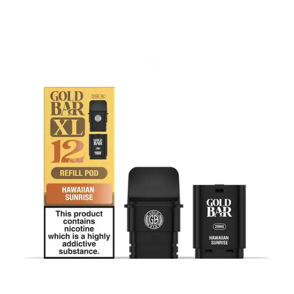Gold Bar XL 10k Refill Pods Hawaiian Sunrise