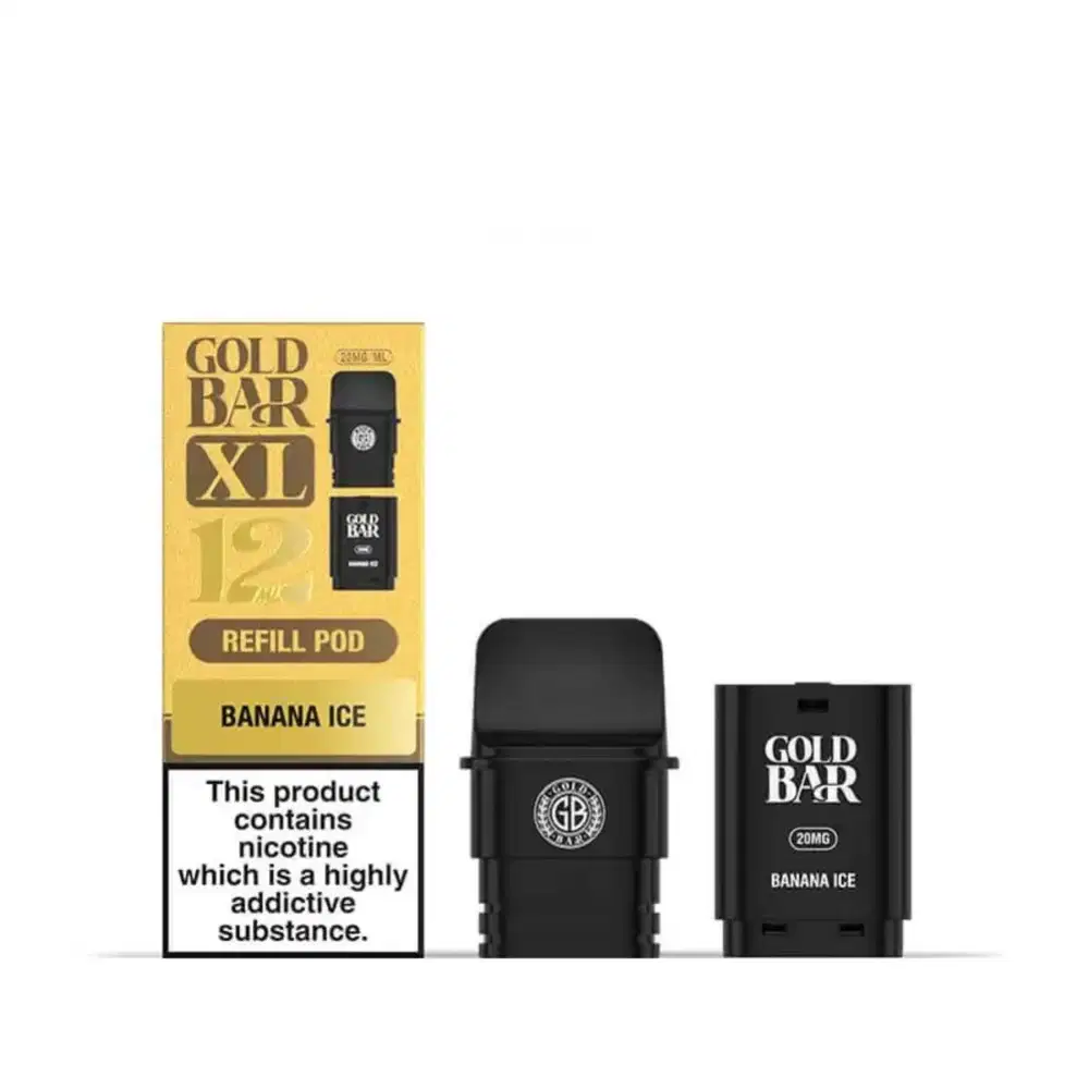 Gold Bar XL 10k Refill Pods Banana Ice