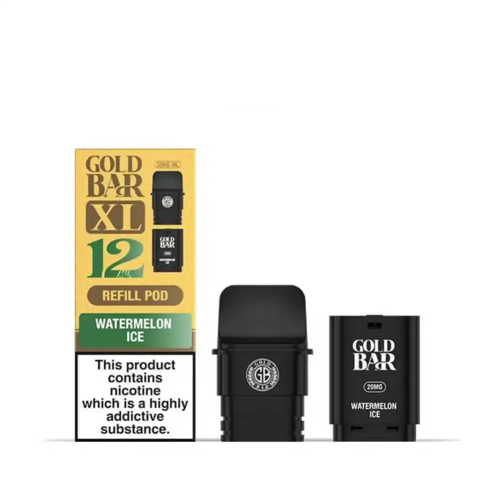 Gold Bar XL 10k Refill Pods Watermelon Ice