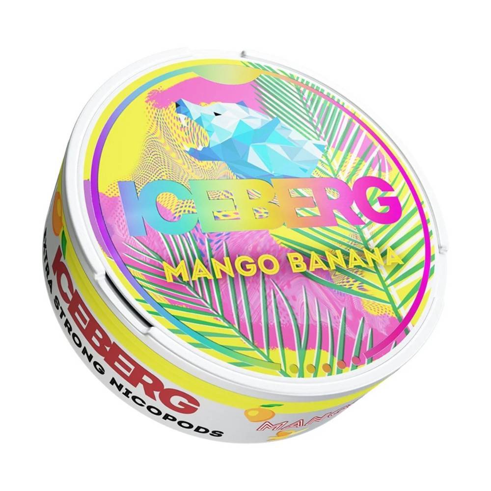 Iceberg Nicotine Pouches 20pcs Mango Banana