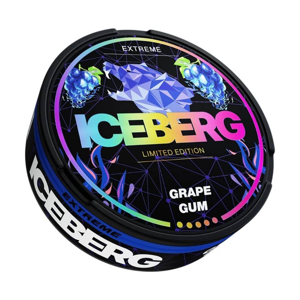 Iceberg Nicotine Pouches 20pcs Grape Gum