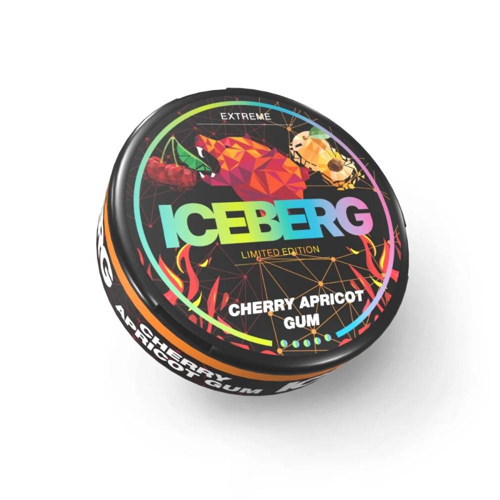 Iceberg Nicotine Pouches 20pcs Cherry Apricot Gum