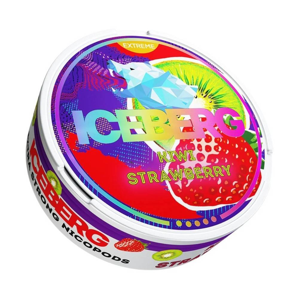 Iceberg Nicotine Pouches 20pcs Kiwi Strawberry