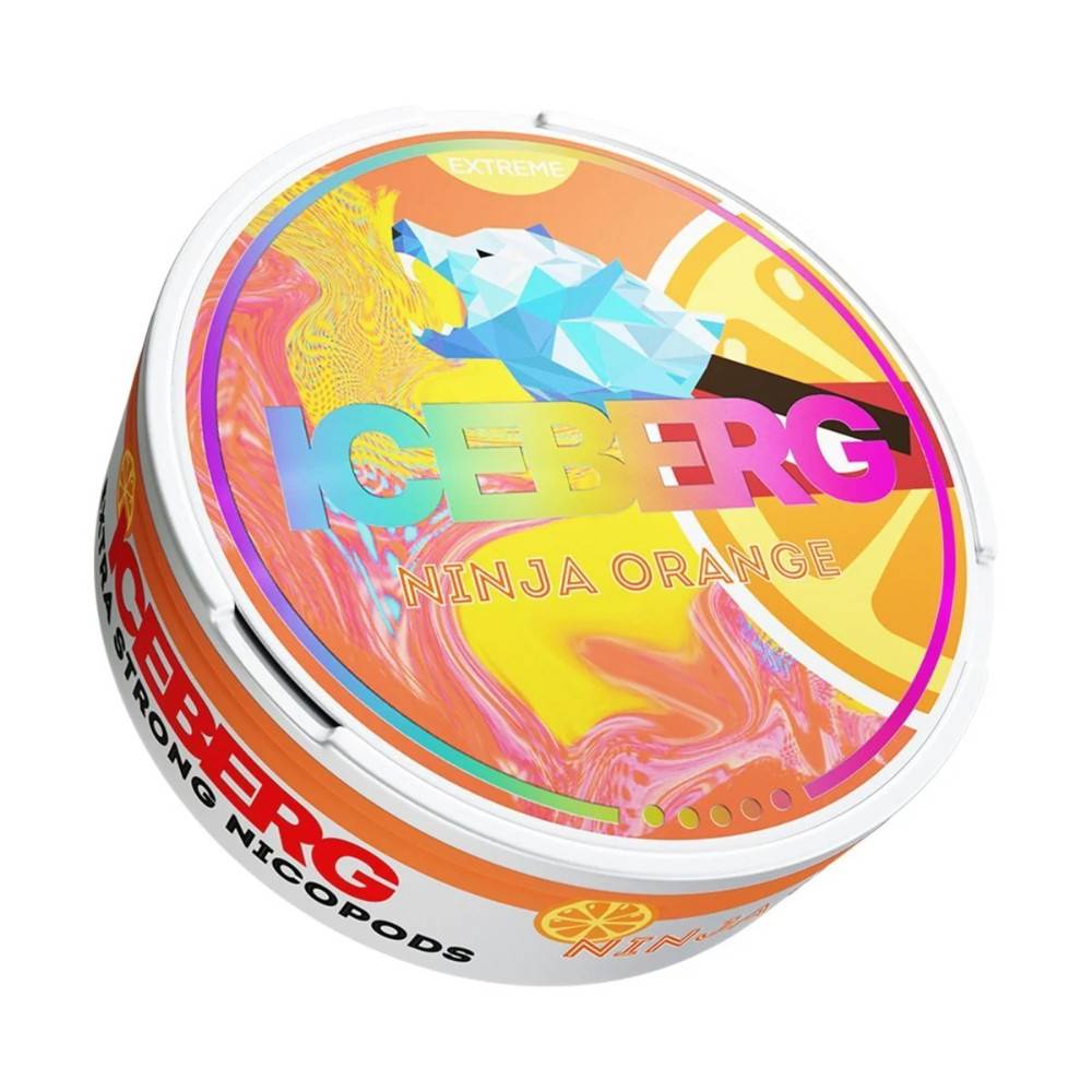 Iceberg Nicotine Pouches 20pcs Ninja Orange