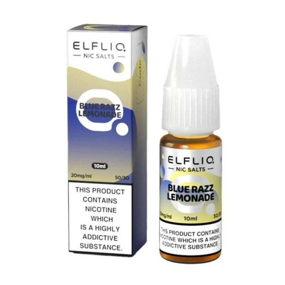 Elf Bar Elfliq Nic Salt E-Liquids 10ml Blue Razz Lemonade 10mg