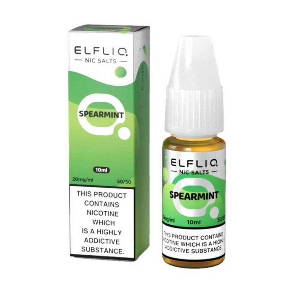 Elf Bar Elfliq Nic Salt E-Liquids 10ml Spearmint 20mg