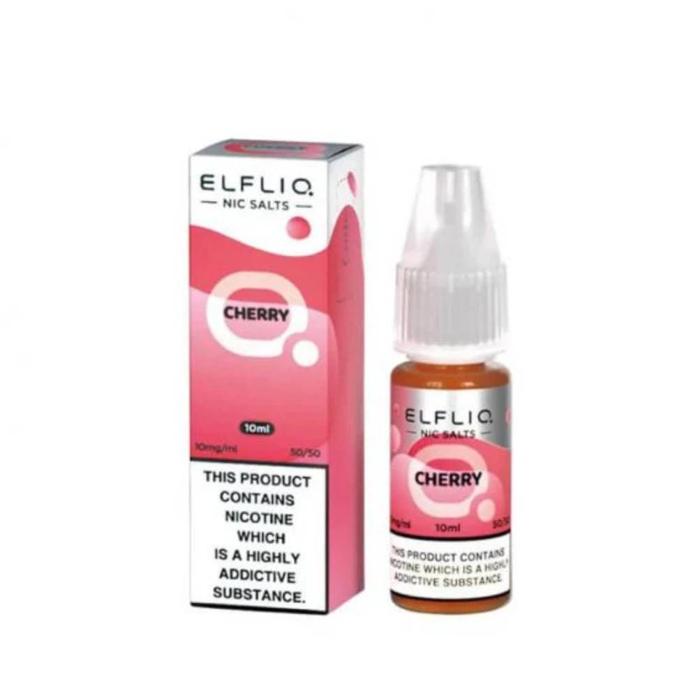 Elf Bar Elfliq Nic Salt E-Liquids 10ml Cherry 20mg