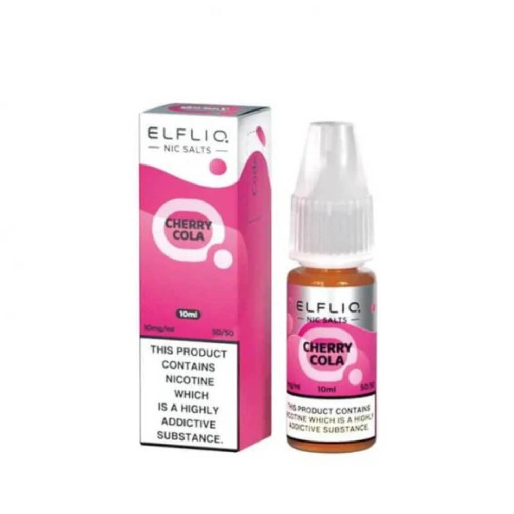Elf Bar Elfliq Nic Salt E-Liquids 10ml Cherry Cola 20mg