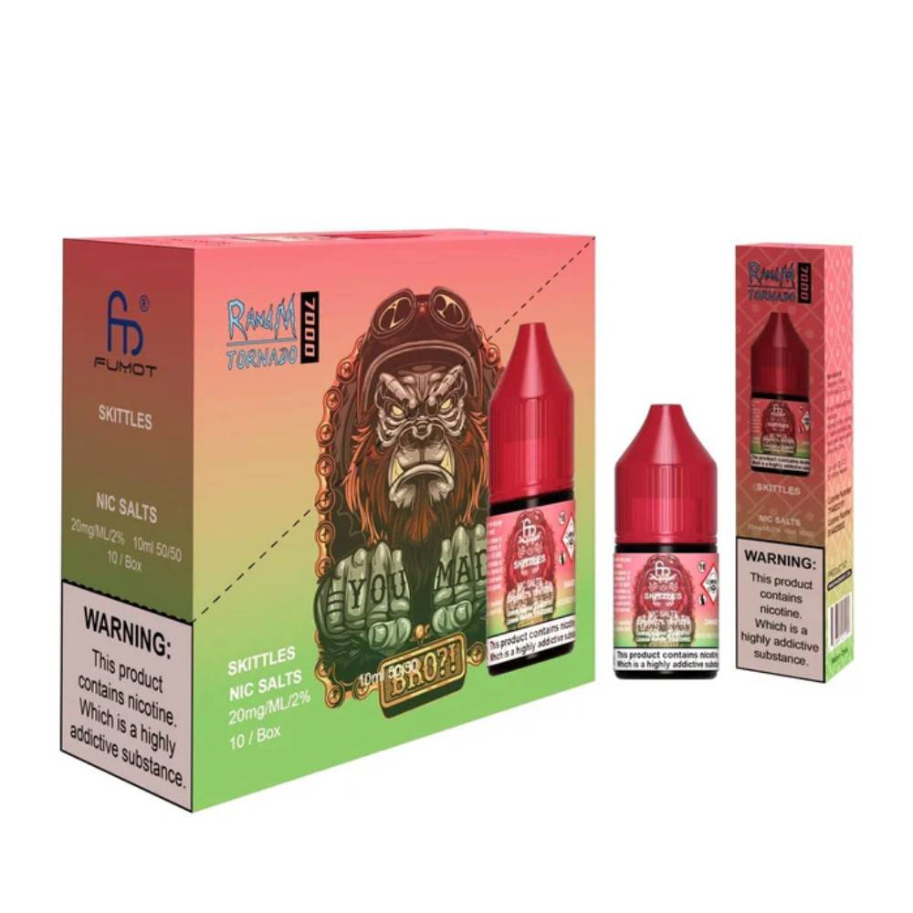 RandM 7000 Nic Salts E-Liquids 10ml Skittles