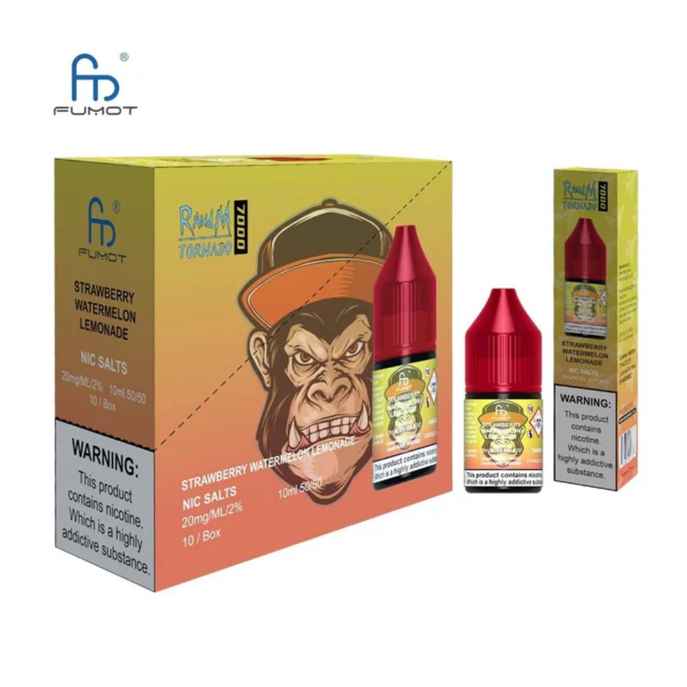 RandM 7000 Nic Salts E-Liquids 10ml Strawberry Watermelon Lemonade