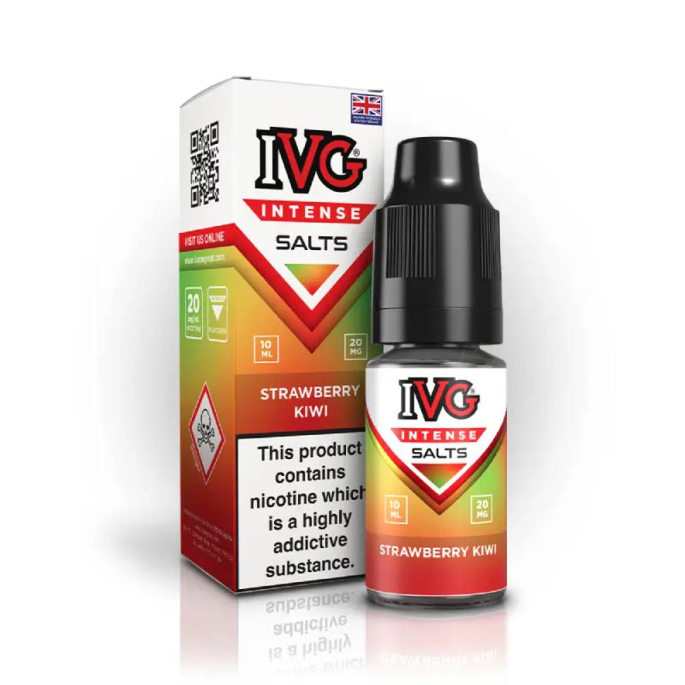 IVG Intense Nic Salts e liquids 10ml Strawberry Kiwi 10mg