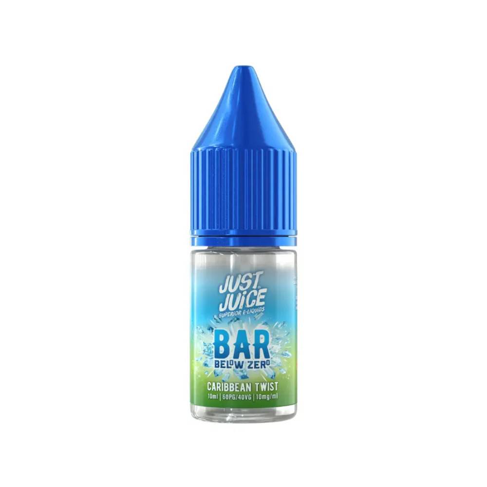 Just Juice Below Zero Nic Salts e liquids 10ml Caribbean Twist 20mg
