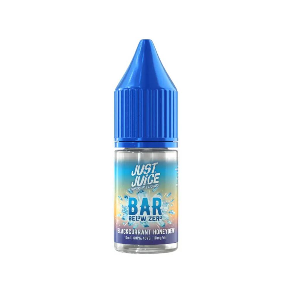 Just Juice Below Zero Nic Salts e liquids 10ml Blackcurrant Honeydew 10mg