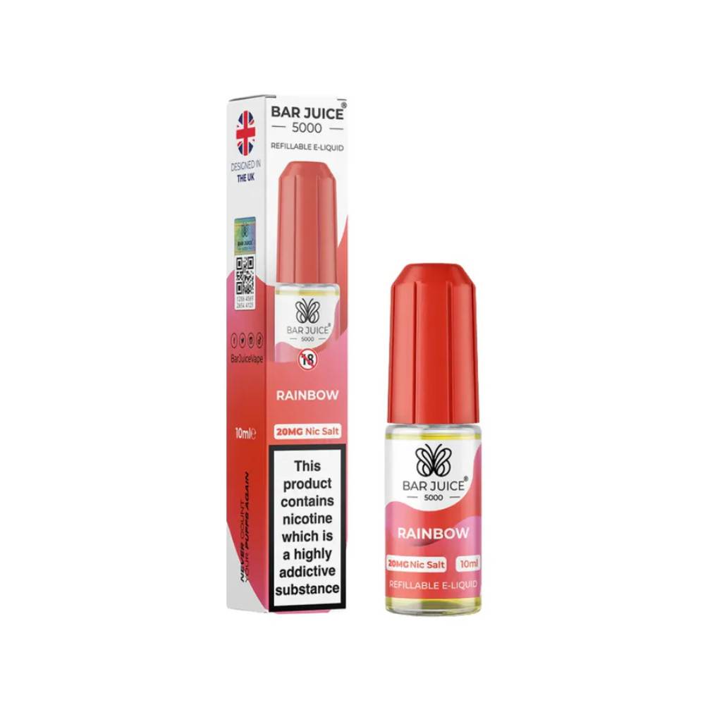 Bar Juice Nic Salts E-Liquids 10ml Rainbow 10mg