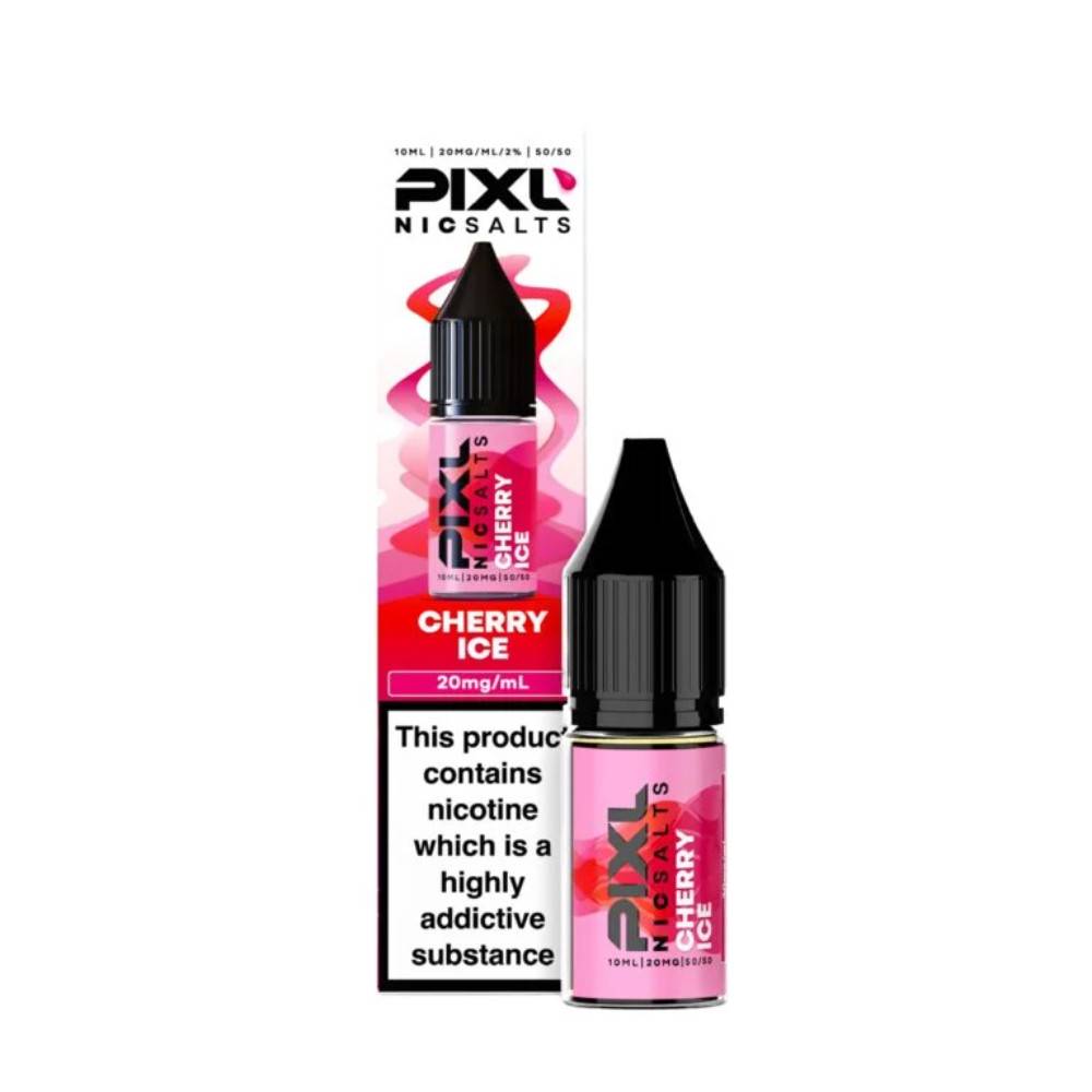 Pixl Nic Salts 10ml E liquids Chery Ice 10mg