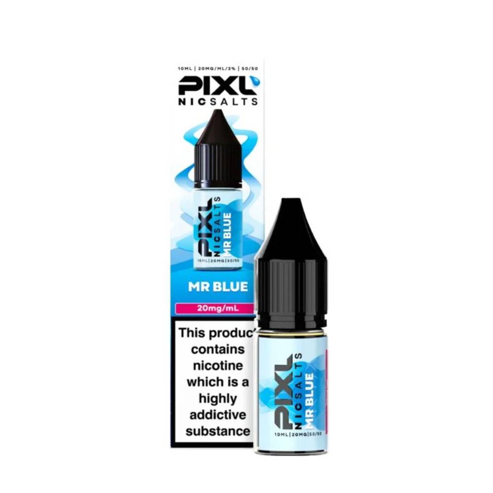 Pixl Nic Salts 10ml E liquids Mr Blue 10mg