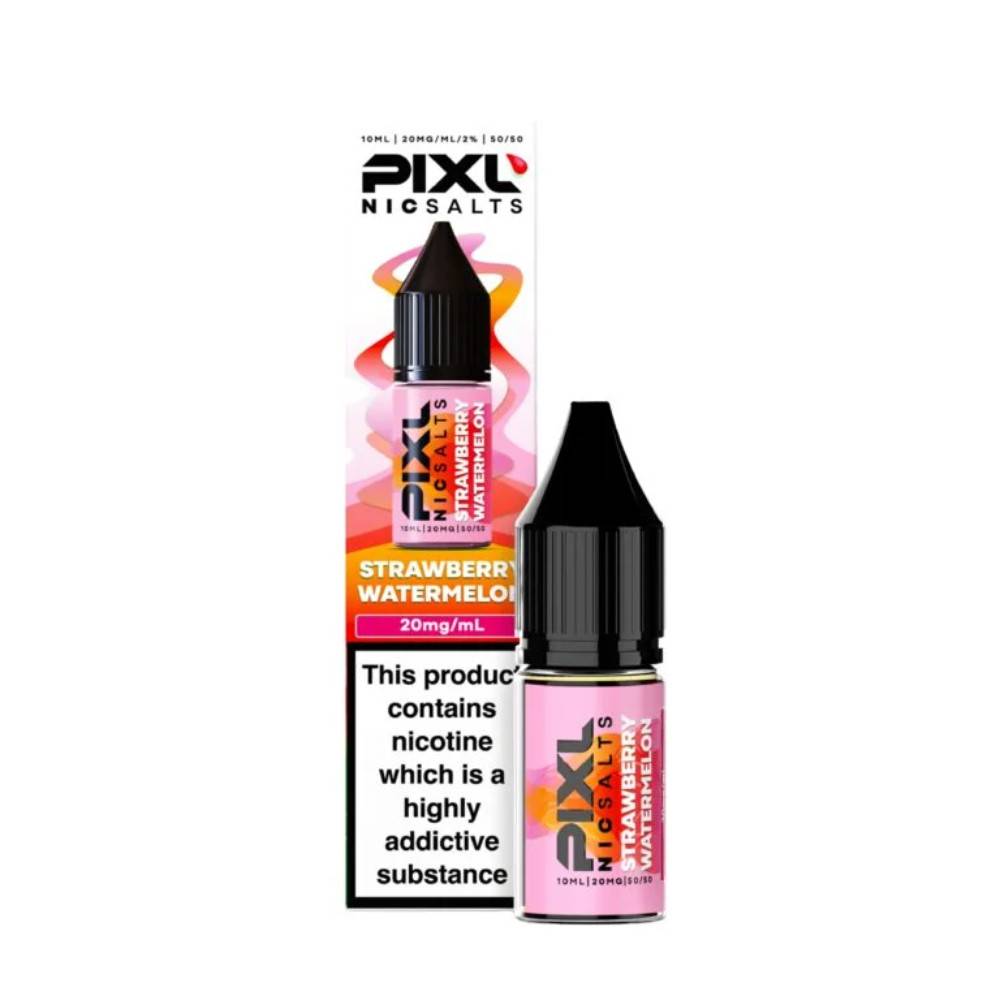 Pixl Nic Salts 10ml E liquids Strawberry Watermelon 10mg