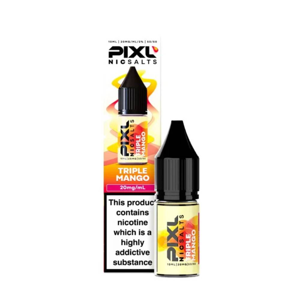 Pixl Nic Salts 10ml E liquids Triple Mango 20mg
