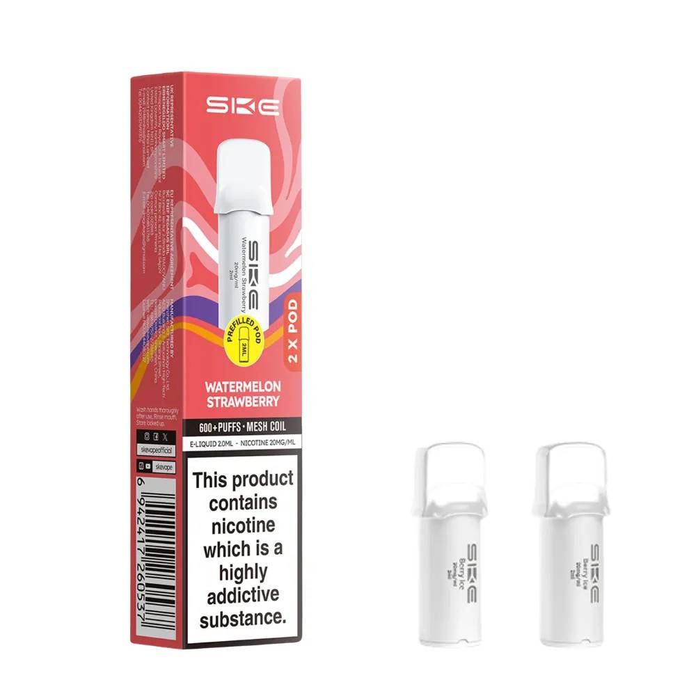 SKE Crystal Pro 600 Pods Watermelon Strawberry