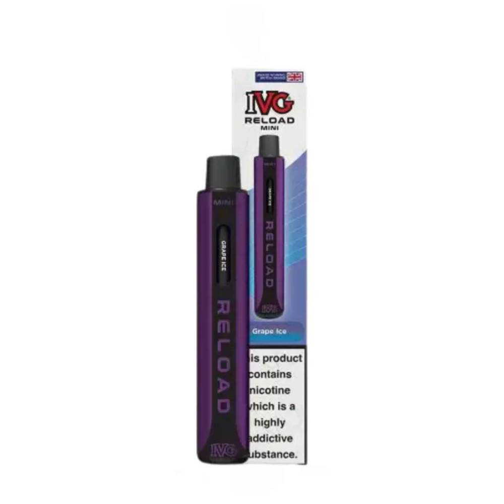 IVG Reload Mini Prefilled Pod Vape Kit Grape Ice