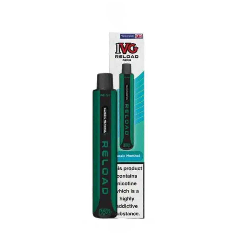 IVG Reload Mini Prefilled Pod Vape Kit Classic Menthol