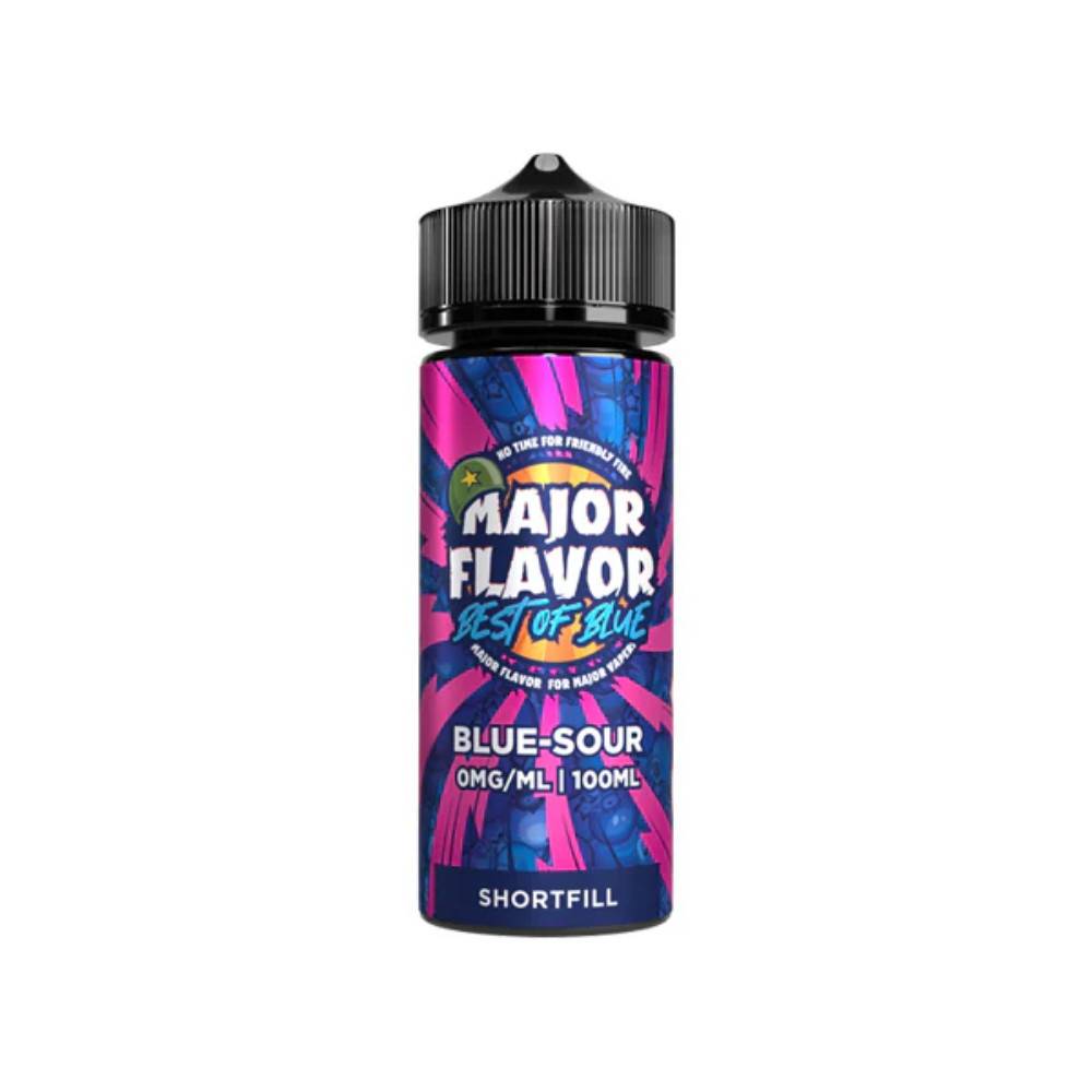 Major Flavour E Liquid Best Of Blue 100ml Blue Sour