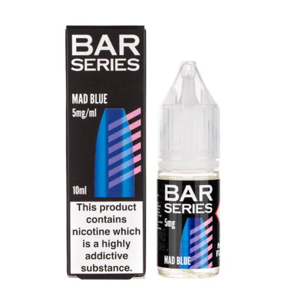 Bar Series Nic Salt E-liquid 10ml Mad Blue