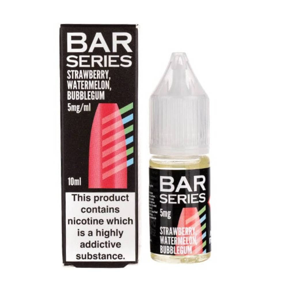 Bar Series Nic Salt E-liquid 10ml Strawberry Watermelon Bubblegum