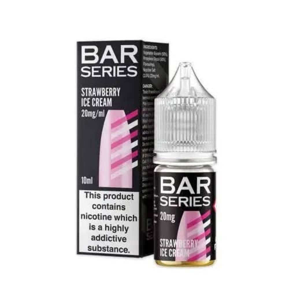 Bar Series Nic Salt E-liquid 10ml Strawberry Ice Cream