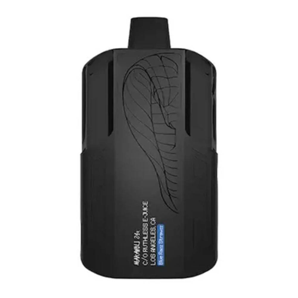 Ruthless Makaveli 24k Vape Blue Razz Strawzz