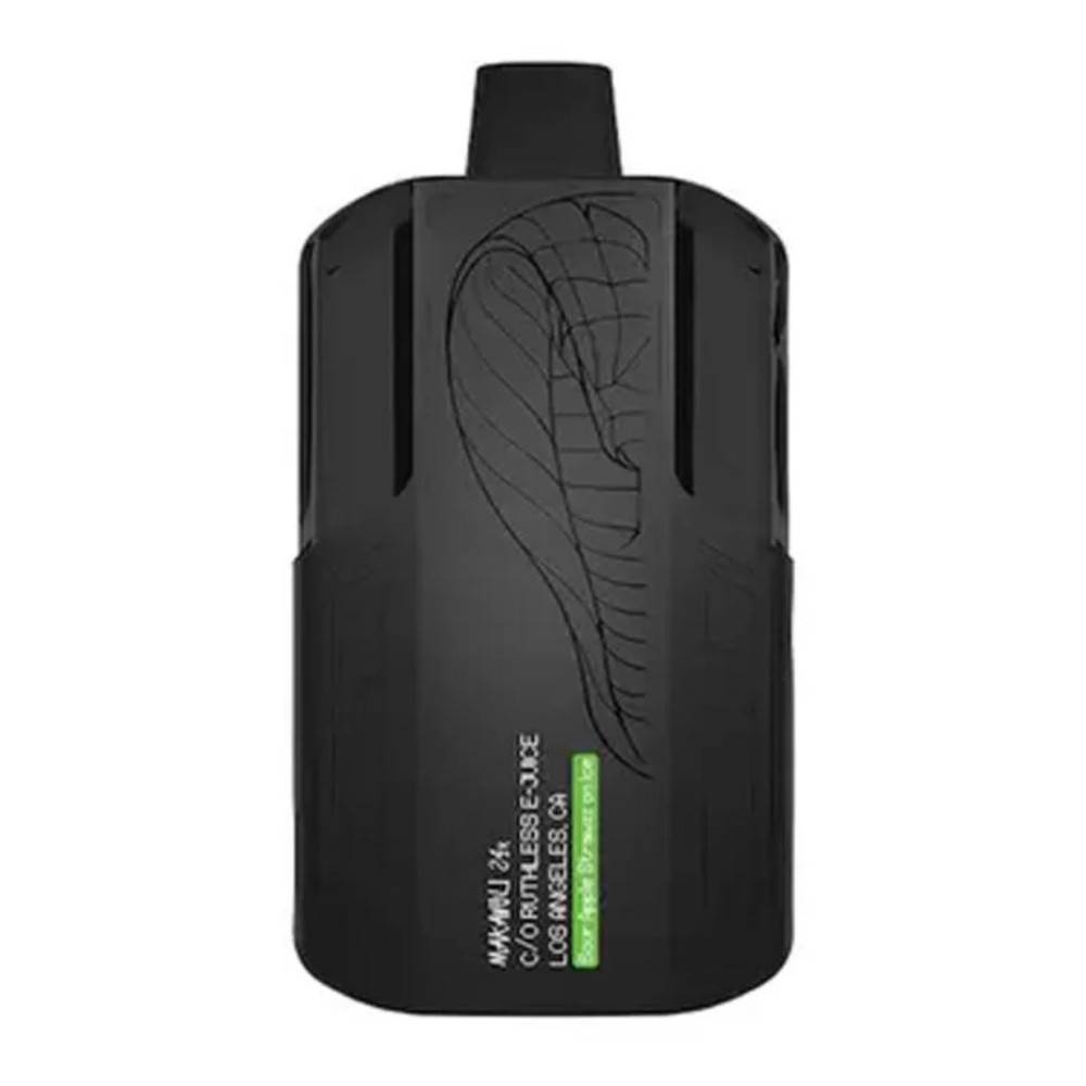 Ruthless Makaveli 24k Vape Sour Apple Strawzz on Ice