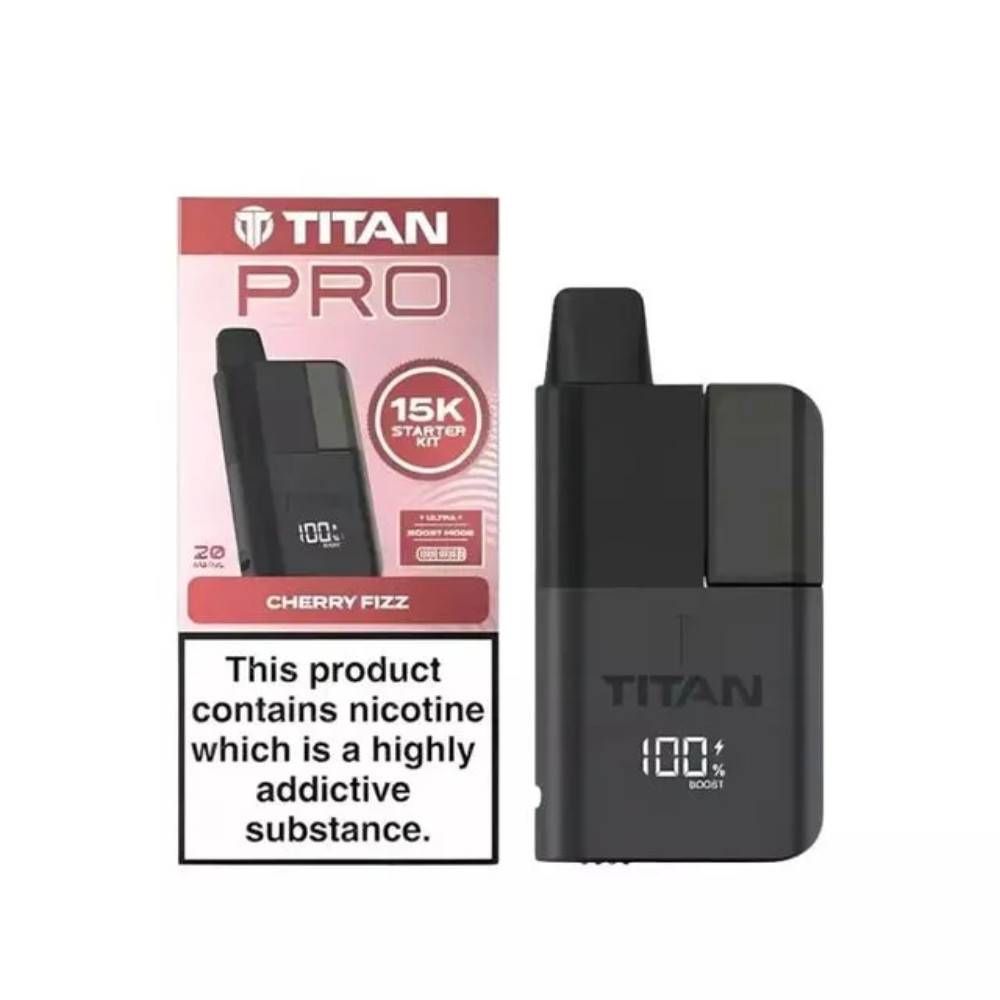 Titan Pro 15k Prefilled Pod Kit Cherry Fizz