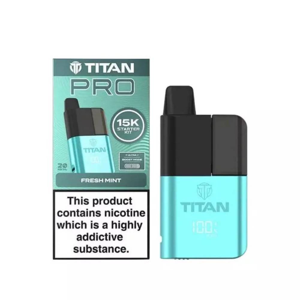 Titan Pro 15k Prefilled Pod Kit Fresh Mint