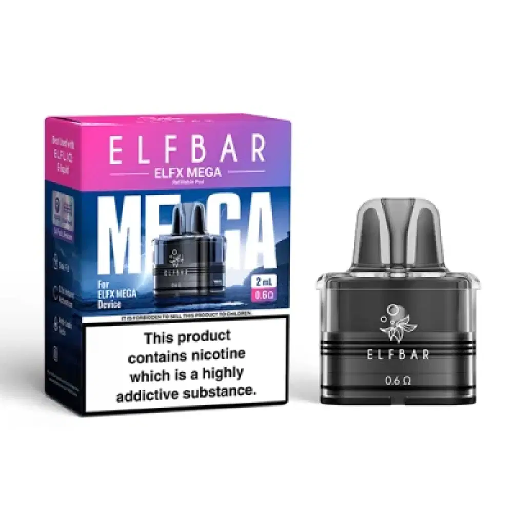 Elf Bar Elfx Mega Refill Pods 0.8ohm