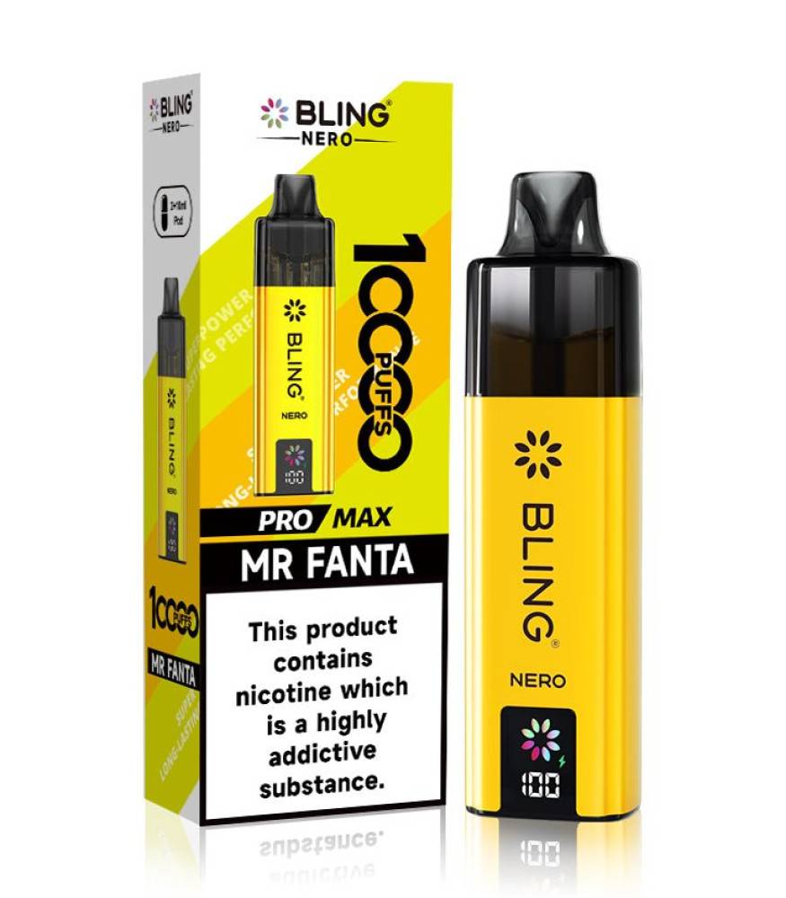 Crystal Bling Nero 10k Prefilled Pod Kit Mr Fanta