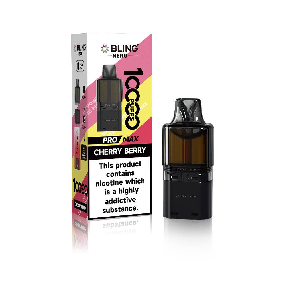 Crystal Bling Nero 10k Prefilled Pods Cherry Berry