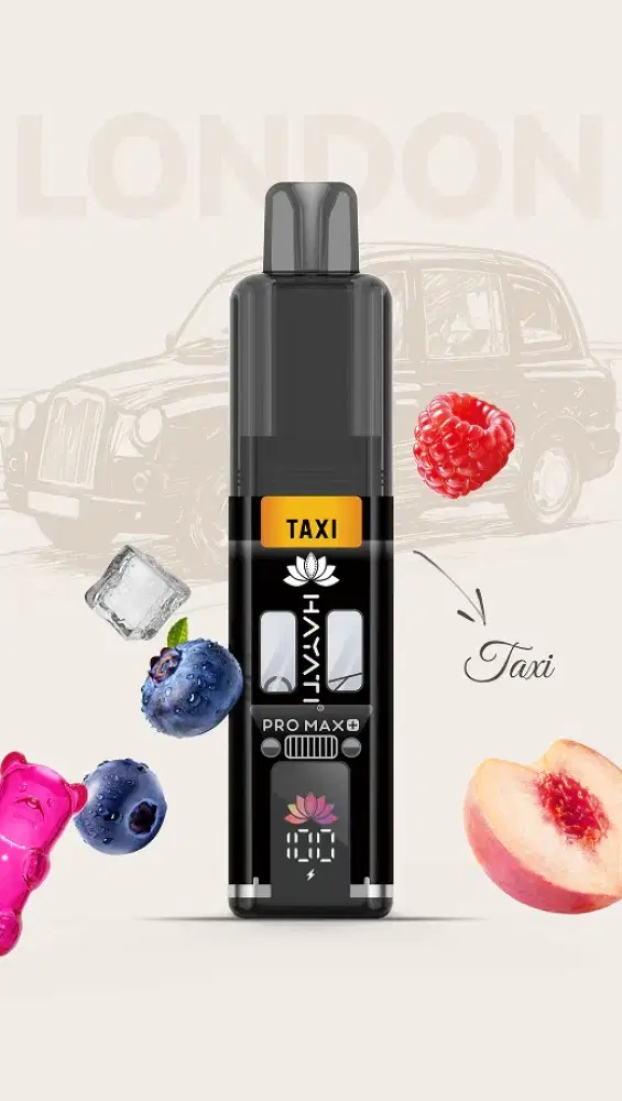 Hayati Pro Max Plus Souvenir Edition London Taxi - Blue Razz GB