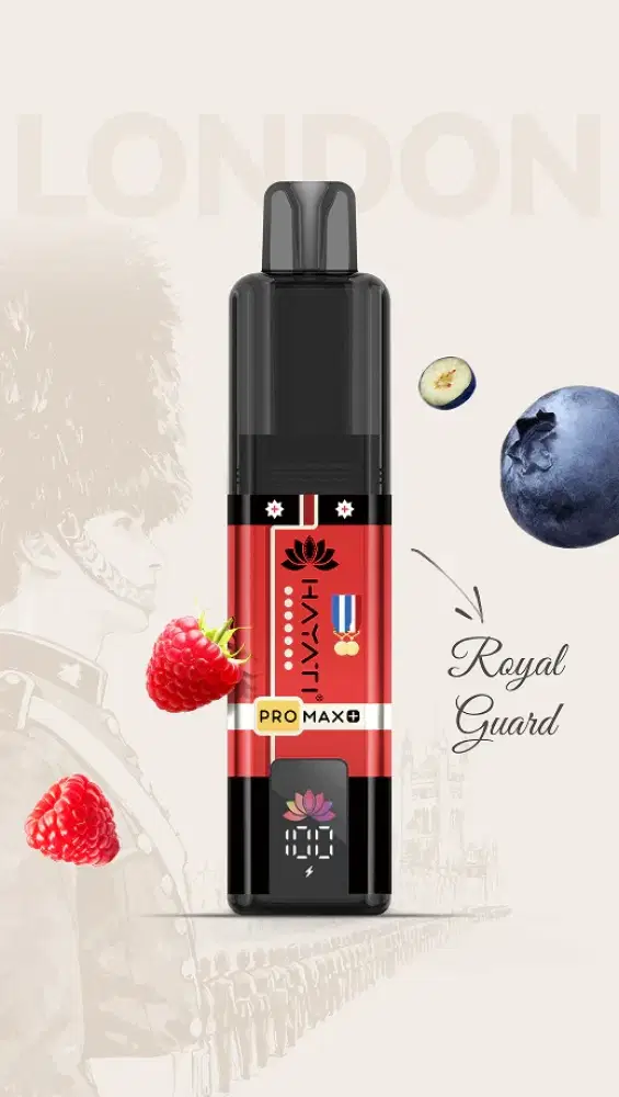 Hayati Pro Max Plus Souvenir Edition Royal Guard - Blueberry Raspberry