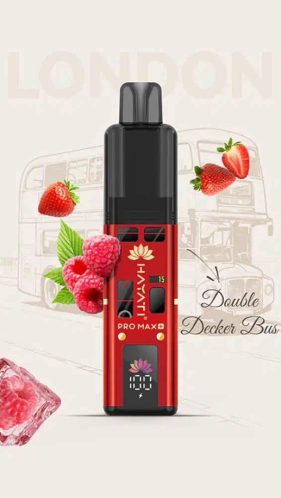 Hayati Pro Max Plus Souvenir Edition Double Decker Bus - Strawberry Raspberry Ice