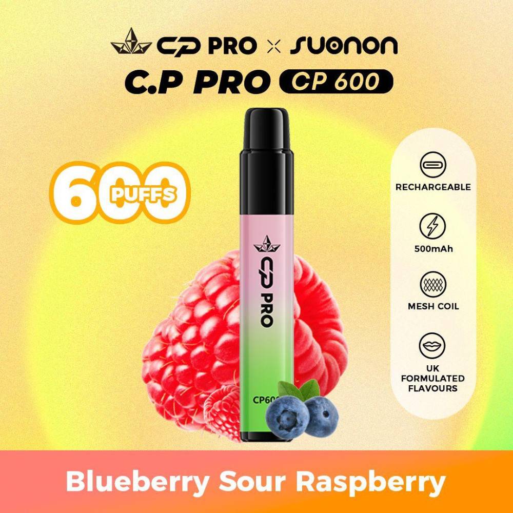 Cp Pro 600 Prefilled Pod Kit Blueberry Sour Raspberry