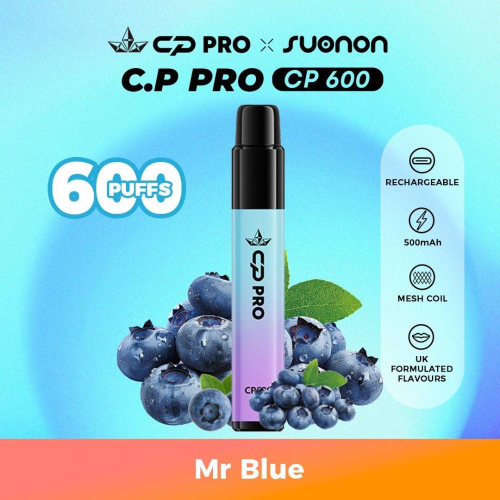 Cp Pro 600 Prefilled Pod Kit Mr Blue