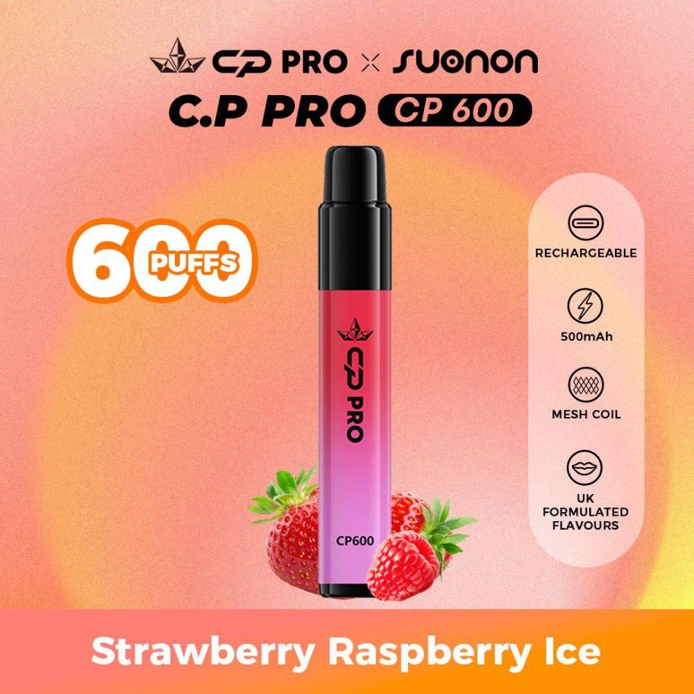 Cp Pro 600 Prefilled Pod Kit Strawberry Raspberry Ice